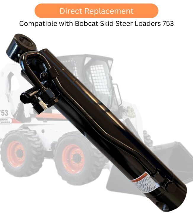 Tilt Cylinder 6804630 6539931 6586587 Compatible with Bobcat Skid Steer Loaders 753, 763, 773, S130 & Track Loader T140