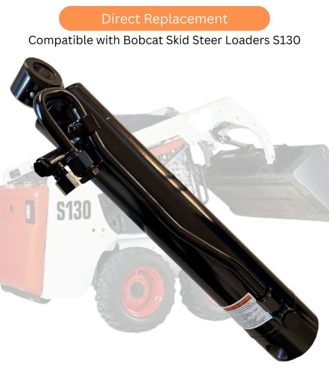 Tilt Cylinder 6804630 6539931 6586587 Compatible with Bobcat Skid Steer Loaders 753, 763, 773, S130 & Track Loader T140